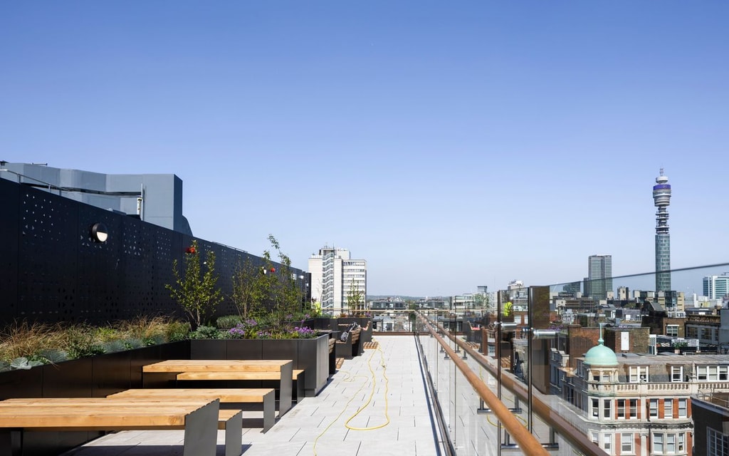 214 Oxford Street Building Exterior Roof Garden