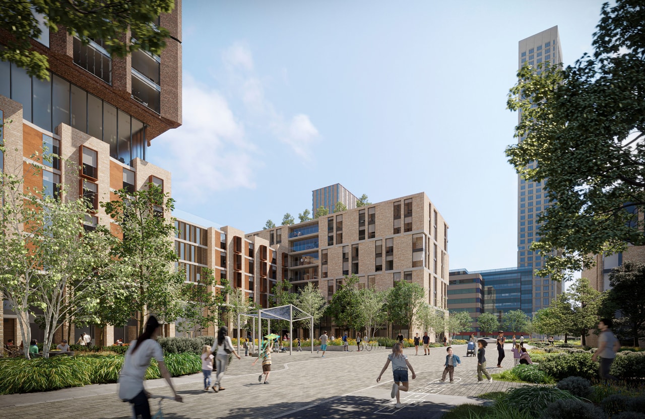 2200 Eglinton CGI low rise housing
