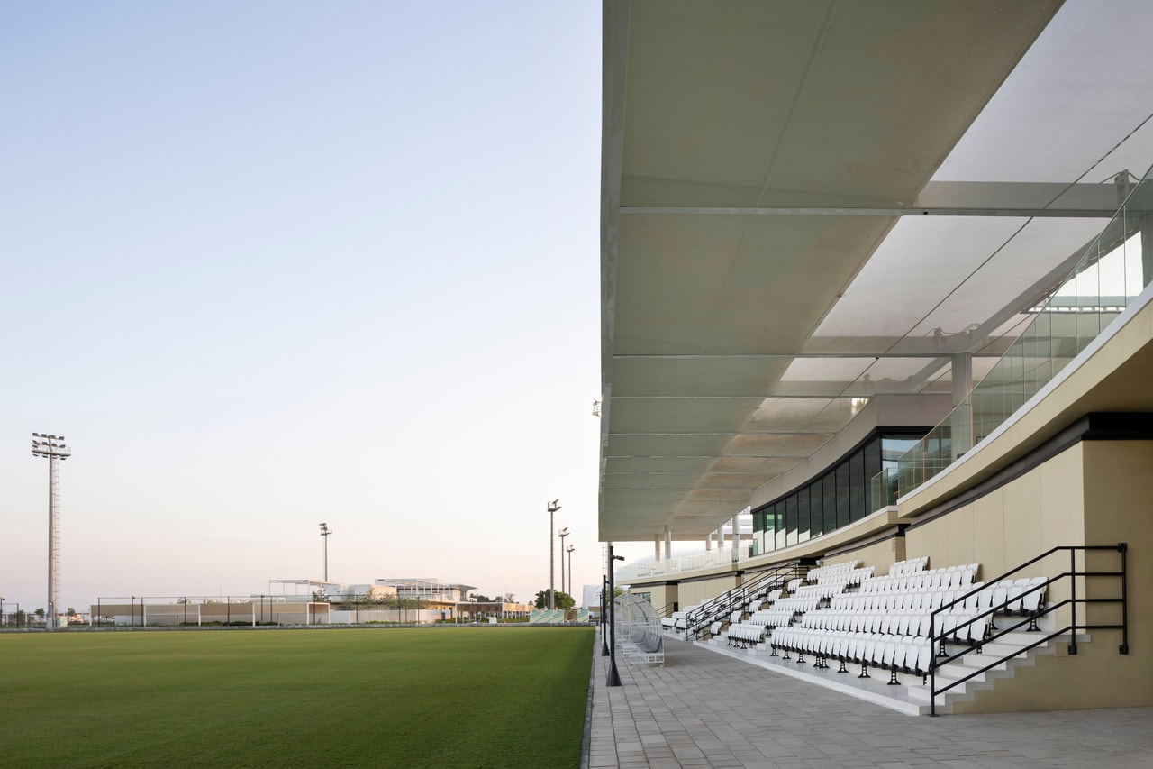321 sports extension Modon side field sunset