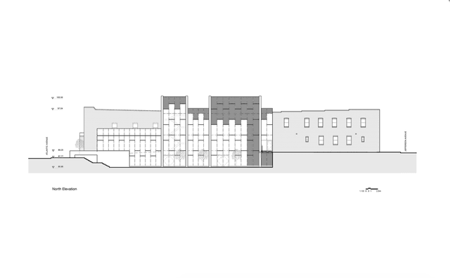 60-80 Atlantic Avenue CGI 2 Black and White Side Exterior Façade
