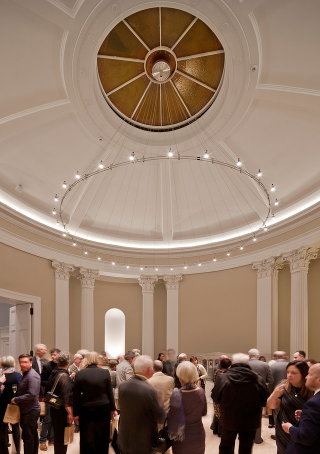 Aberdeen Music Hall waiting space with people