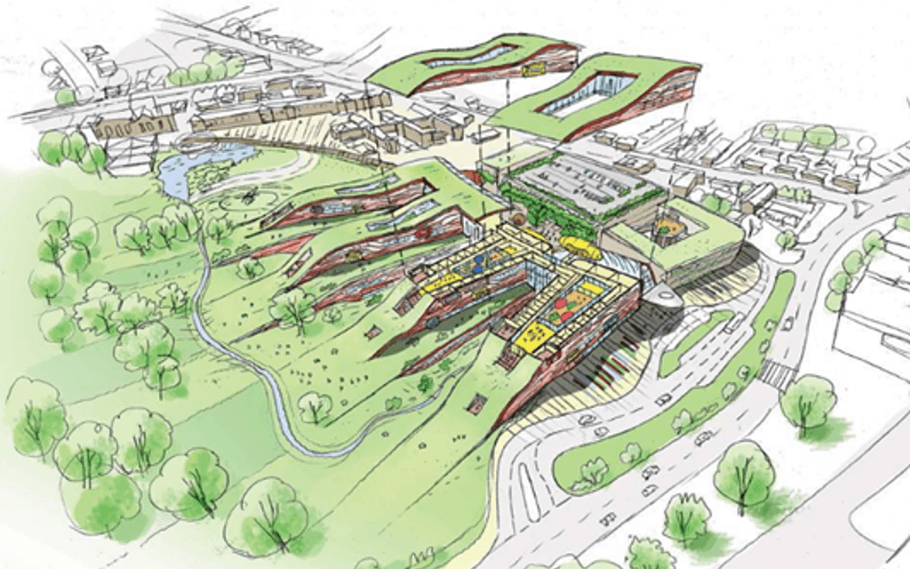 Arial Exterior Sketch for Alder Hey Children's Hospital.png