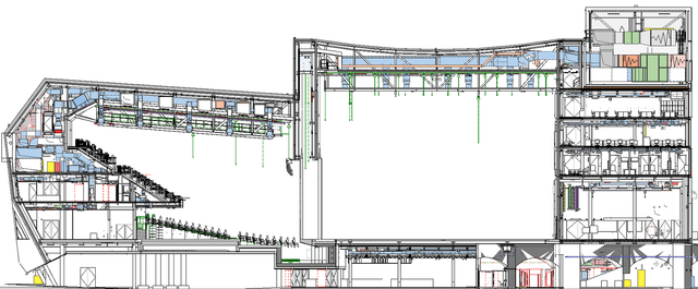 Aviva Studios Building Section Clear