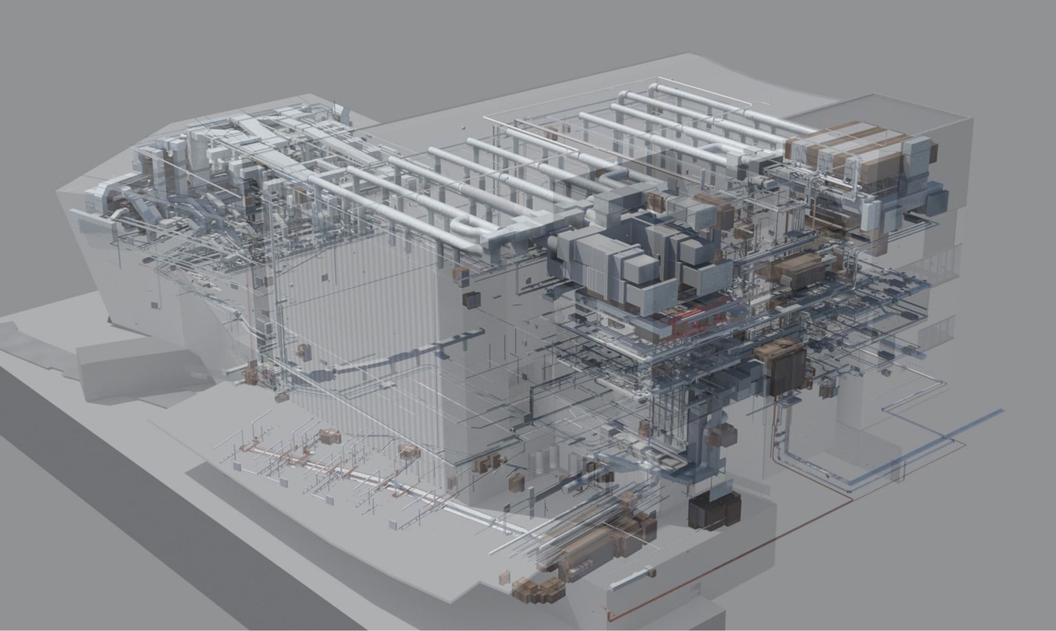 BIM visualisation of Aviva Studios, Manchester