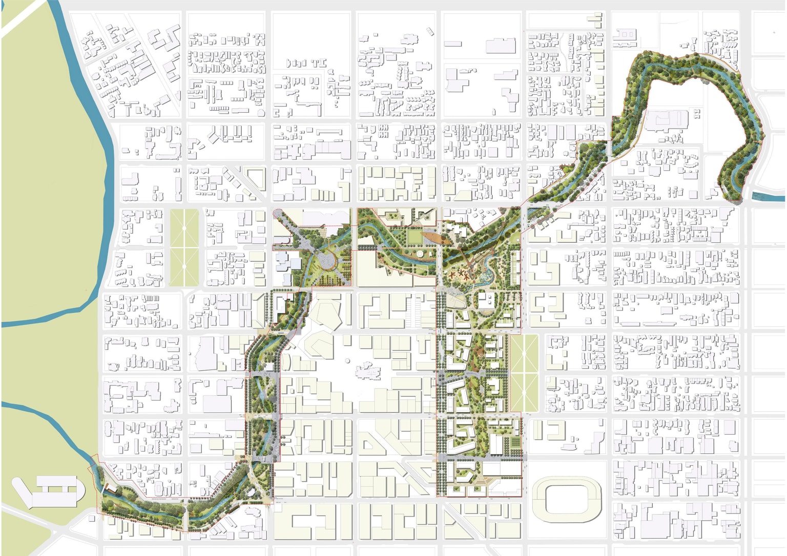 Avon River concept plan
