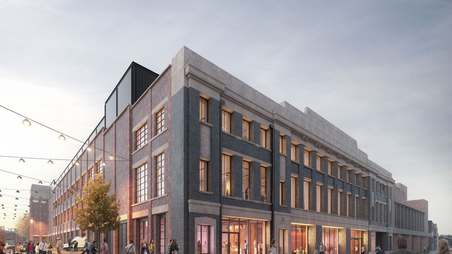 BBC Tea Factory - CGI Building exterior