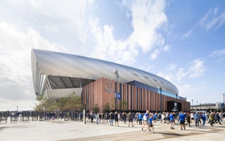 Everton Stadium Exterior Side view
