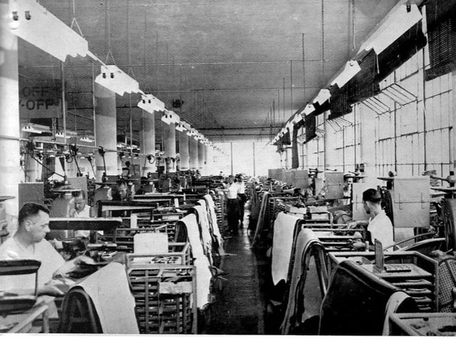 Bata shoe factory historical photo