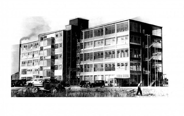 Bata shoe factory historical photo