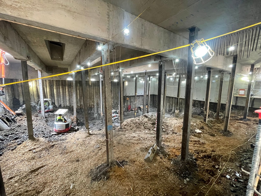 Central foundation boys school sports hall construction 1