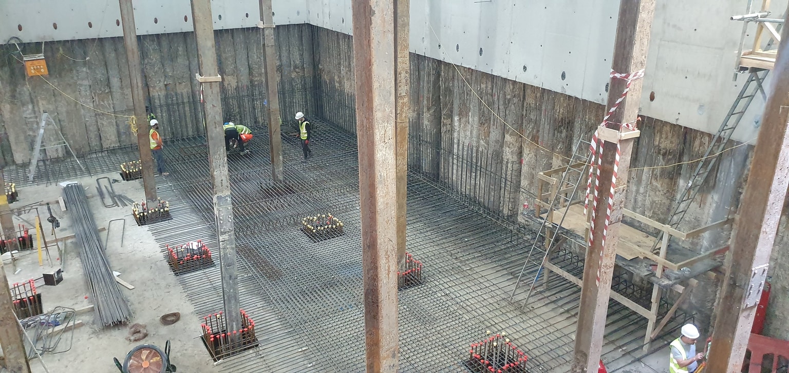 Central foundation boys school sports hall construction 3