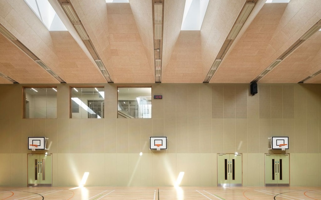 central foundation boys school sports hall complete