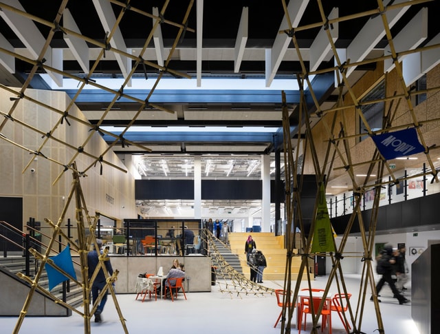 Atrium area of Coventry University Arts Society