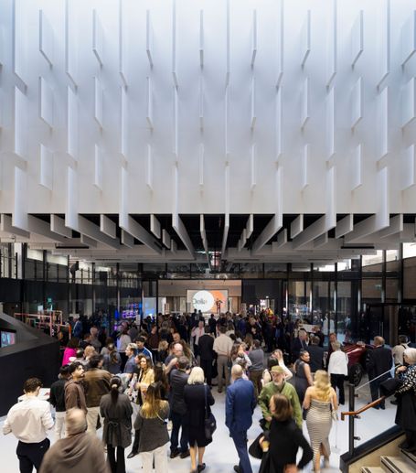 Coventry Uni Arts Society Atrium exhibition event