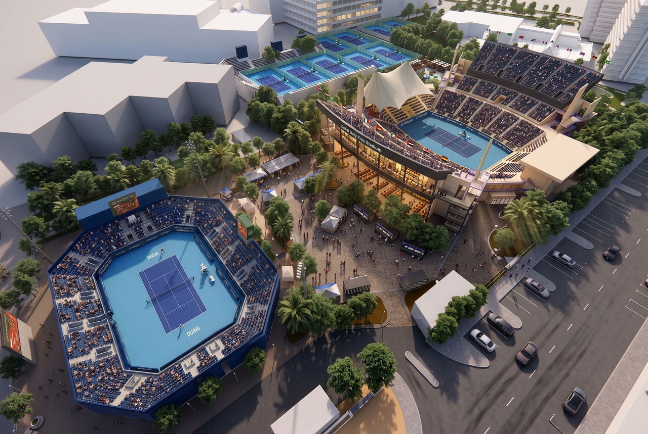 Dubai Duty Free Tennis Stadium