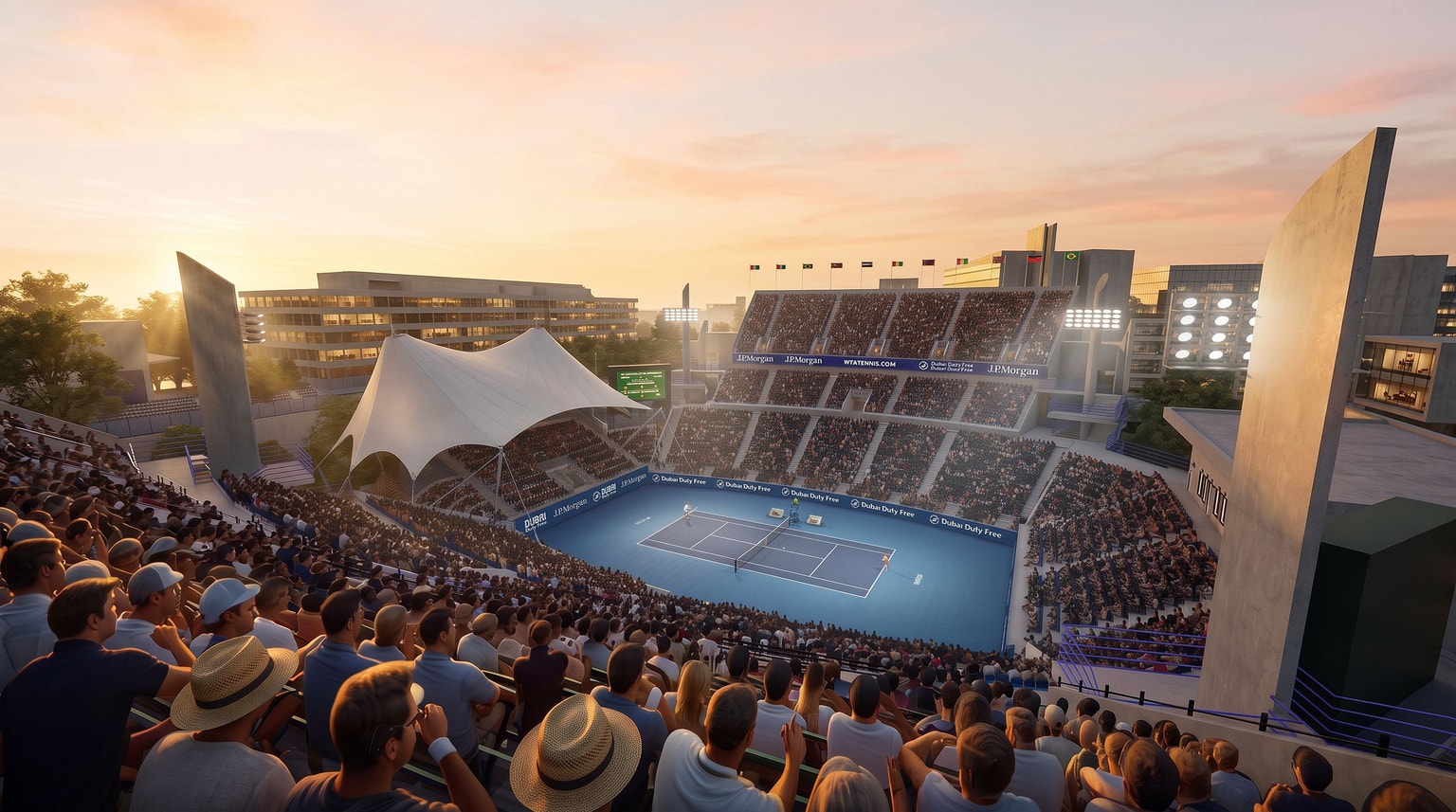 Dubai Duty Free Tennis Stadium