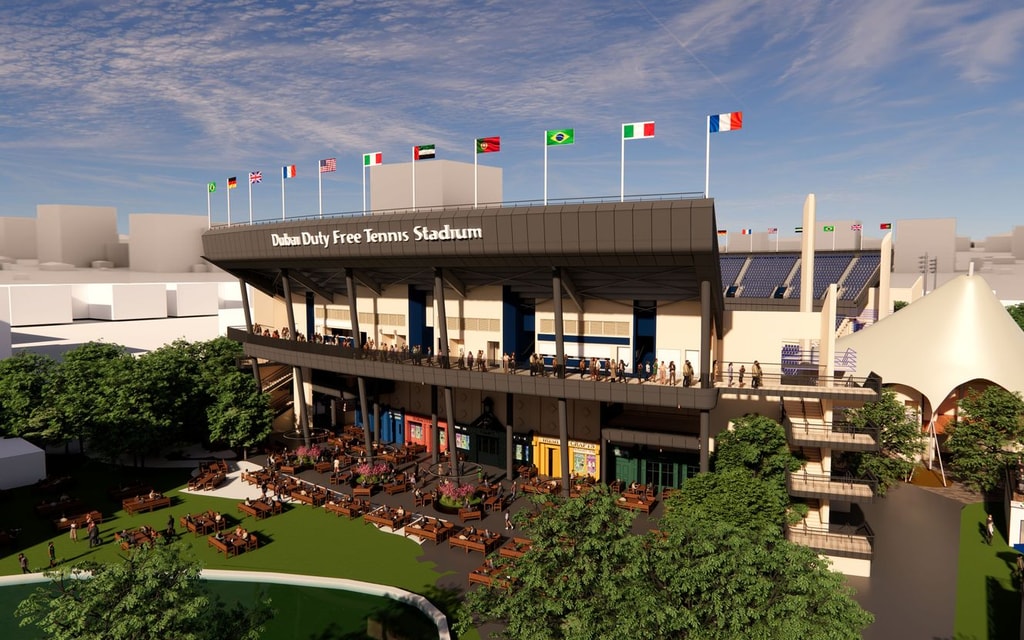 Dubai Duty Free Tennis Stadium