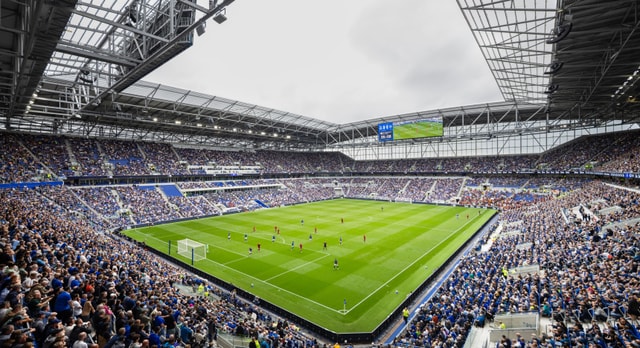 Everton Stadium wide angle pitch