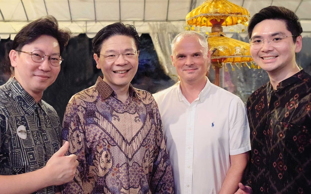 Geylang Serai project team with Prime Minister Mr Lawrence Wong