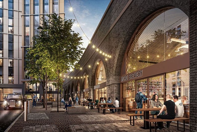 Gorton Street exterior public realm