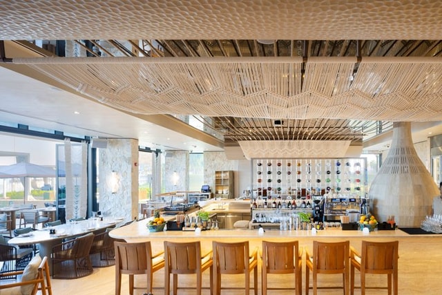 Hudayriyat Surf Ranch interior seating