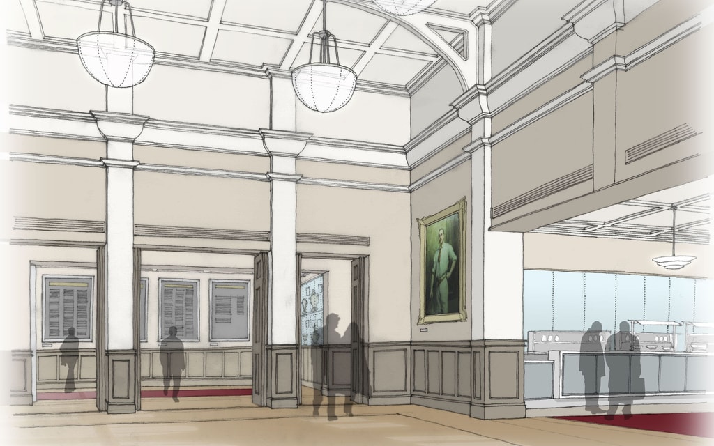 Lancashire Cricket Club LCCC Sketch