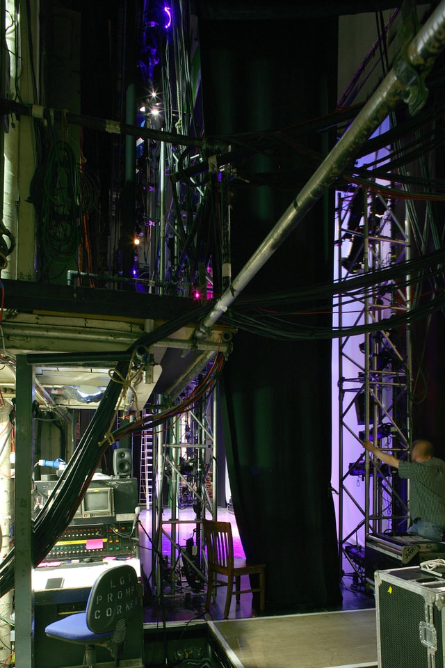 Leeds Grand Theatre backstage