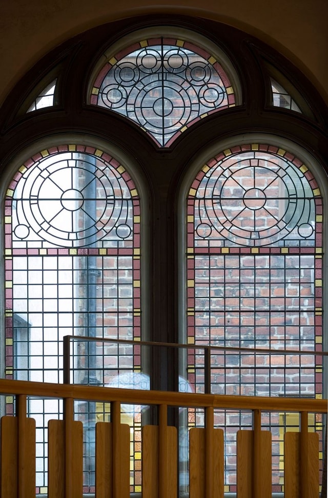 Leeds Grand Theatre window detail