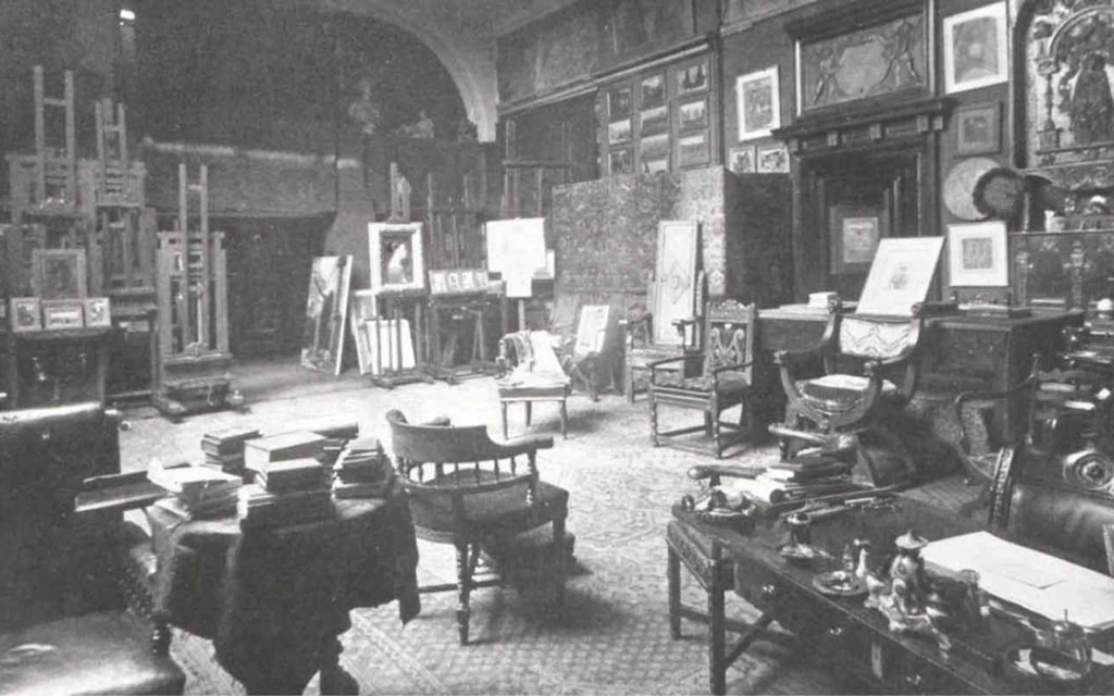 Leighton House - original Studio - Black and White
