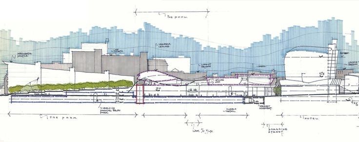 Liverpool ONE Colour Sketch