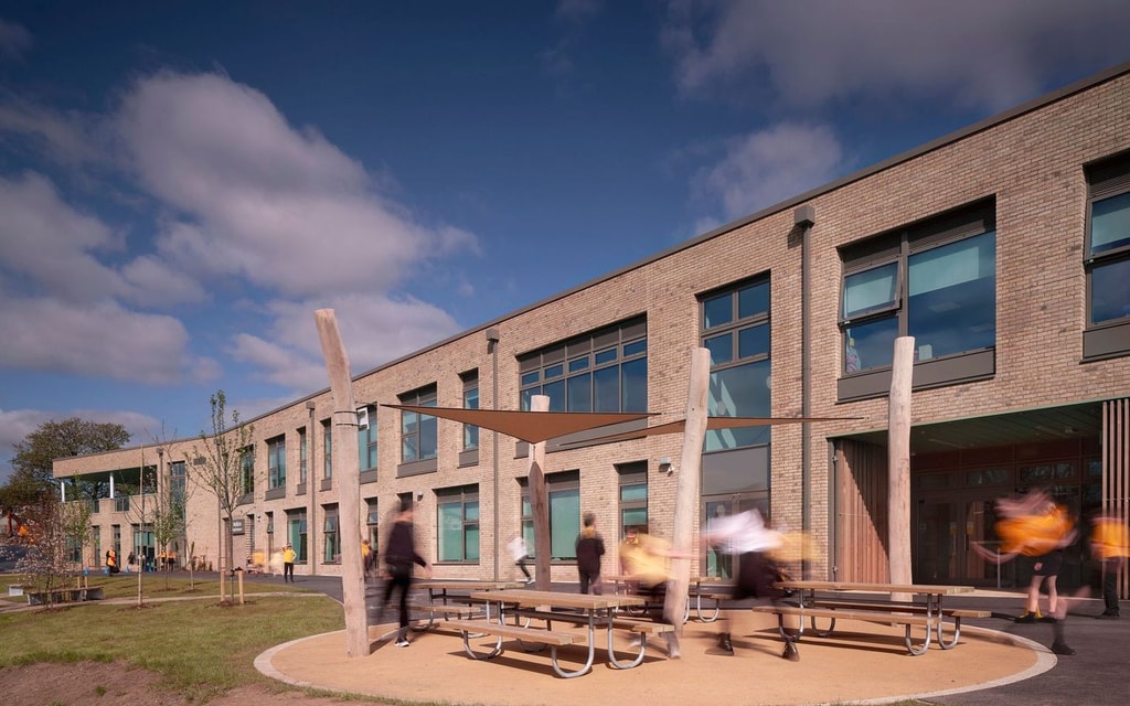 Neilston Learning Campus External Garden facing