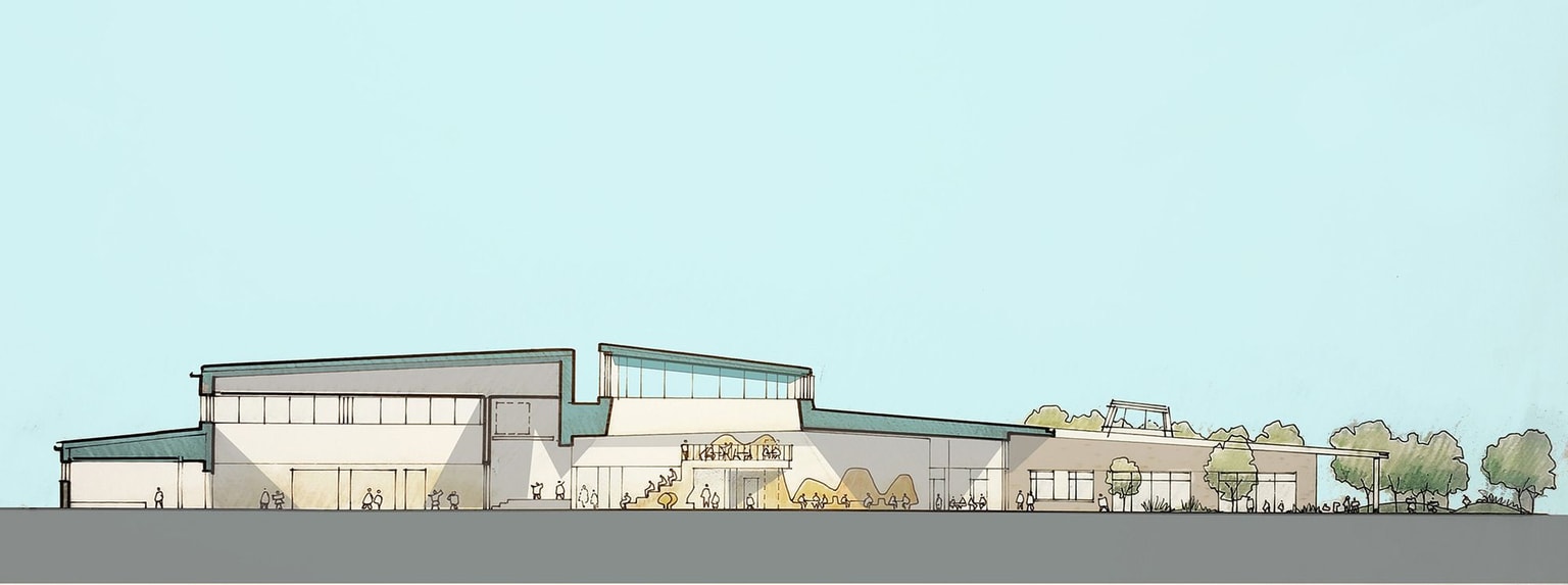 Newmains School Cross Section