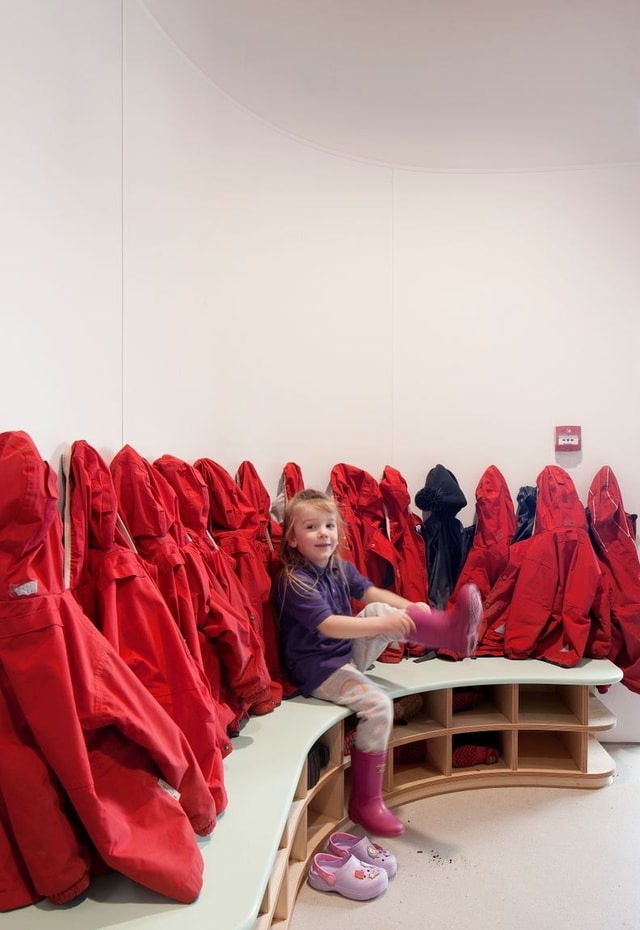 Newmains School Boot Room
