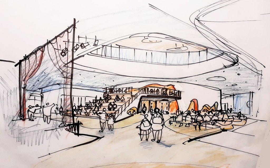 Newmains School Sketch 2