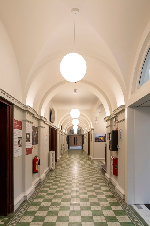 North Range Buildings interior