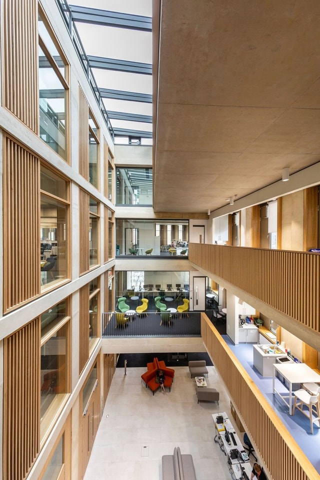 North Range Buildings interior