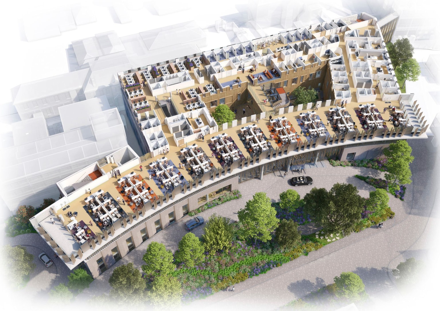 Oak Cancer Centre CGI