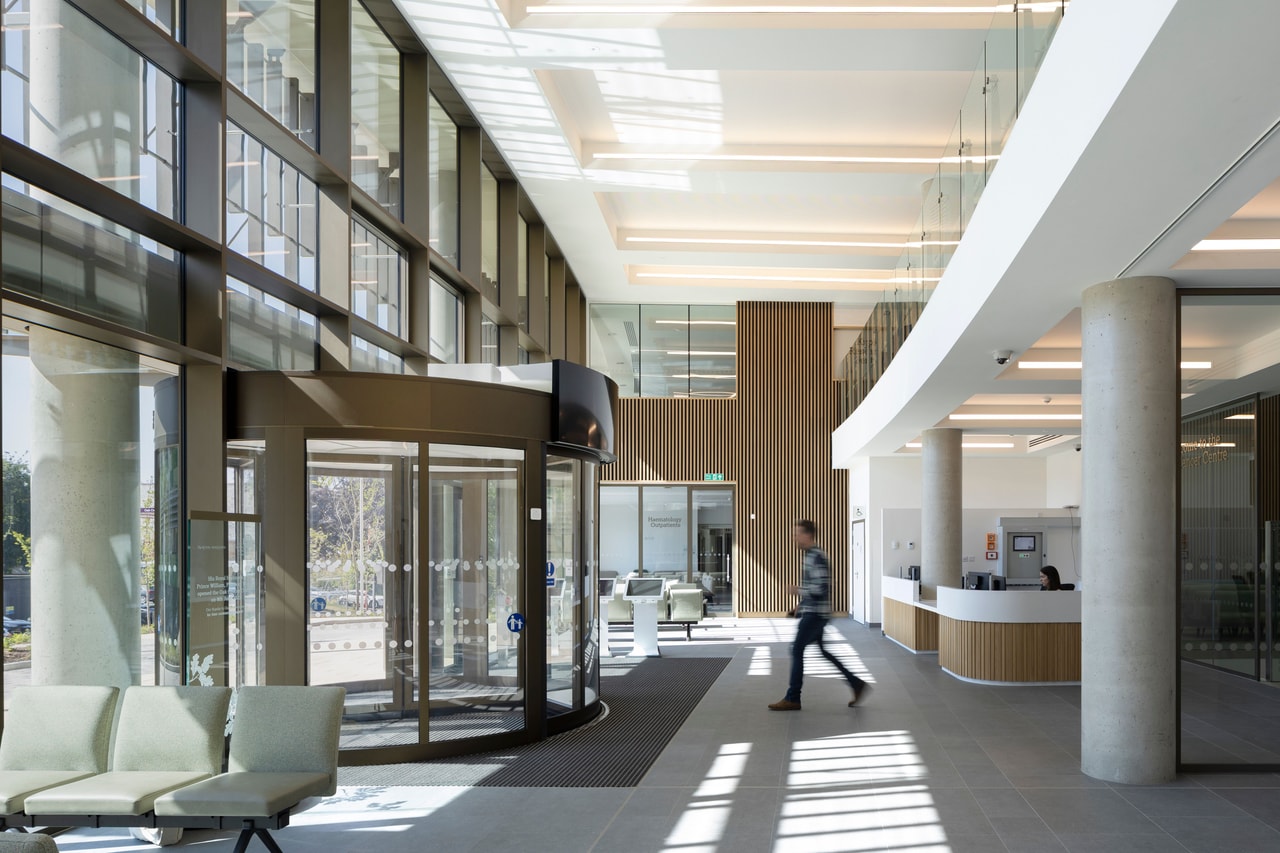 Oak Cancer Centre Entrance Interior