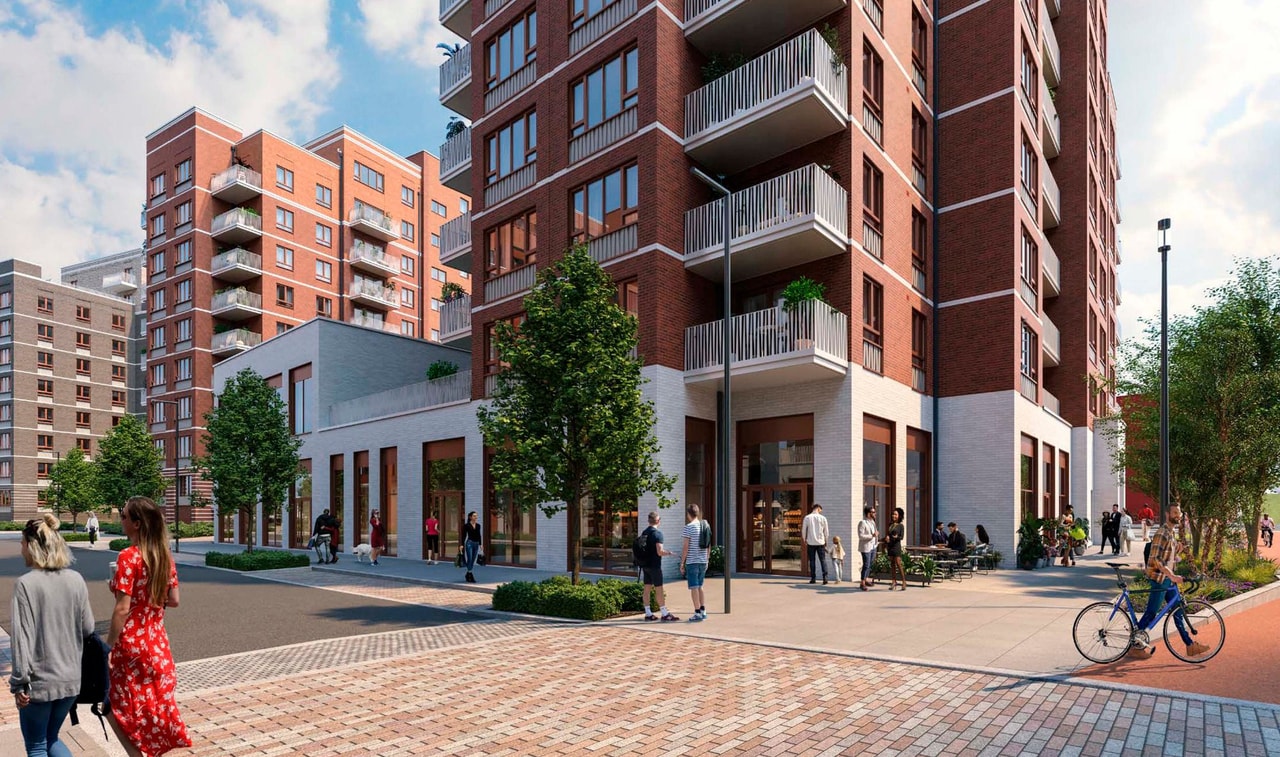Plumstead West Thamesmead exterior CGI