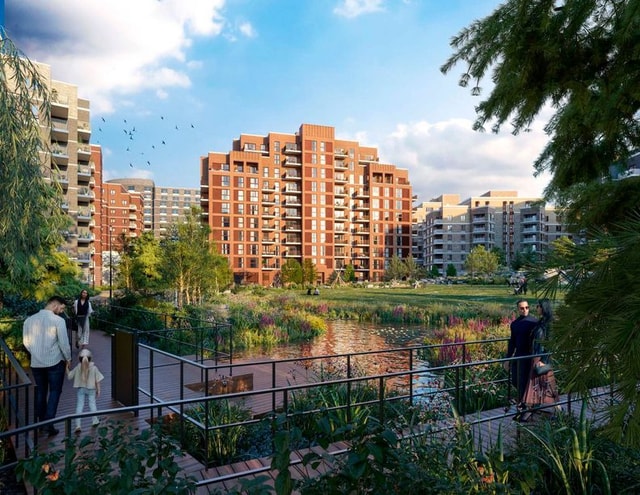 Plumstead West Thamesmead exterior CGI