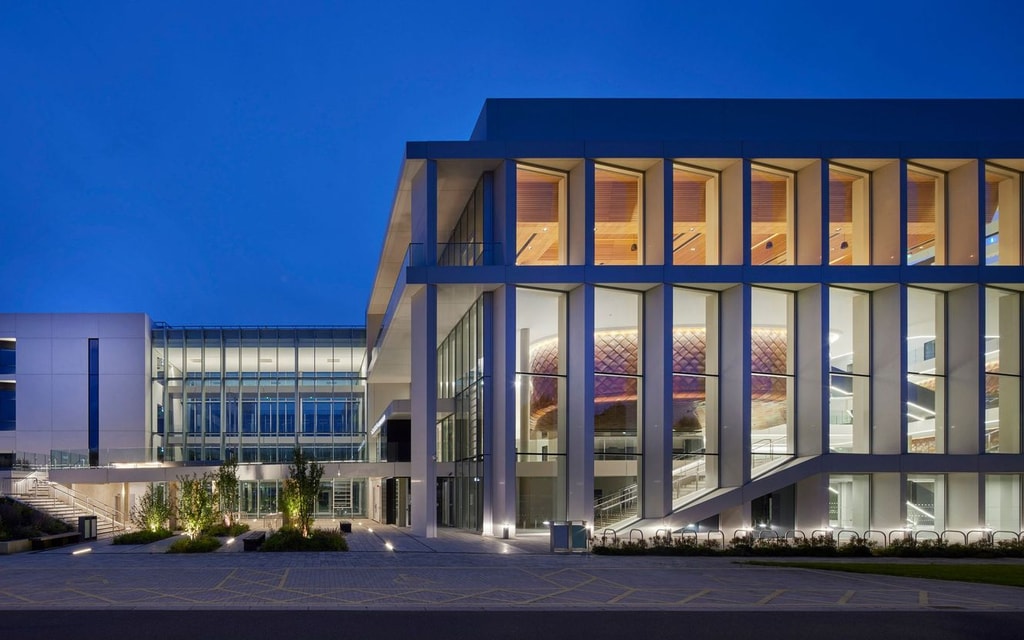 Ray Dolby Centre, University of Cambridge Entrance Exterior