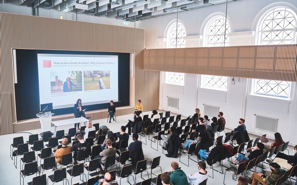 Welsh School of Architecture_Lecture room