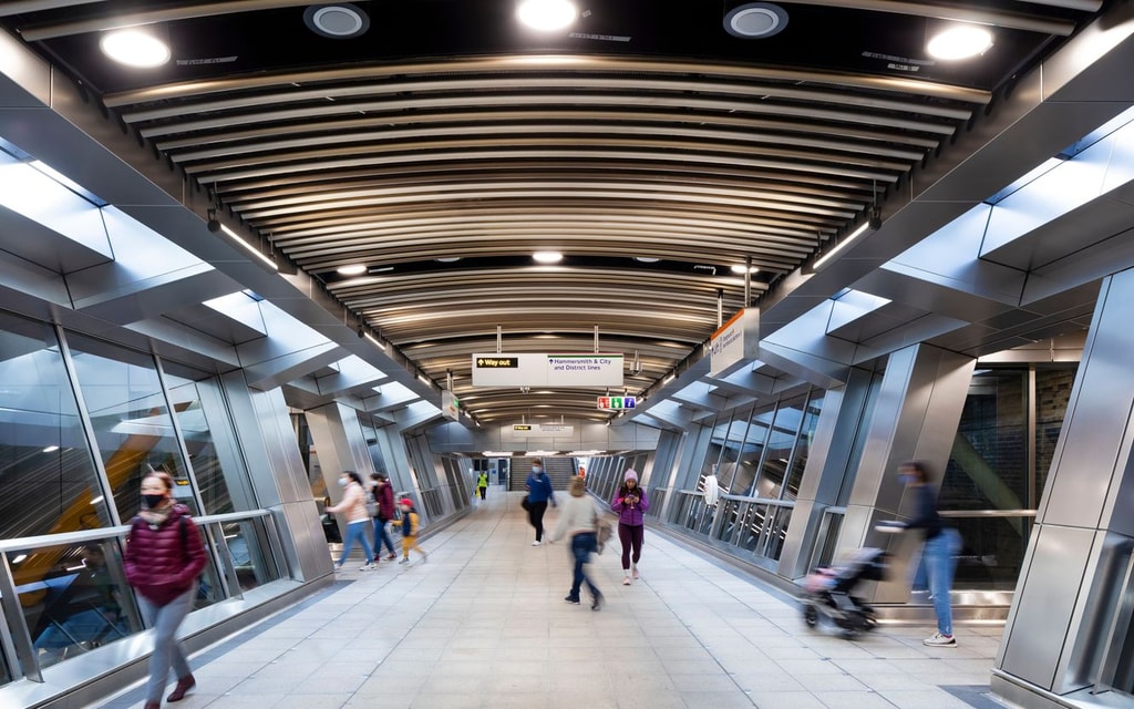 Whitechapel Station Light passage way