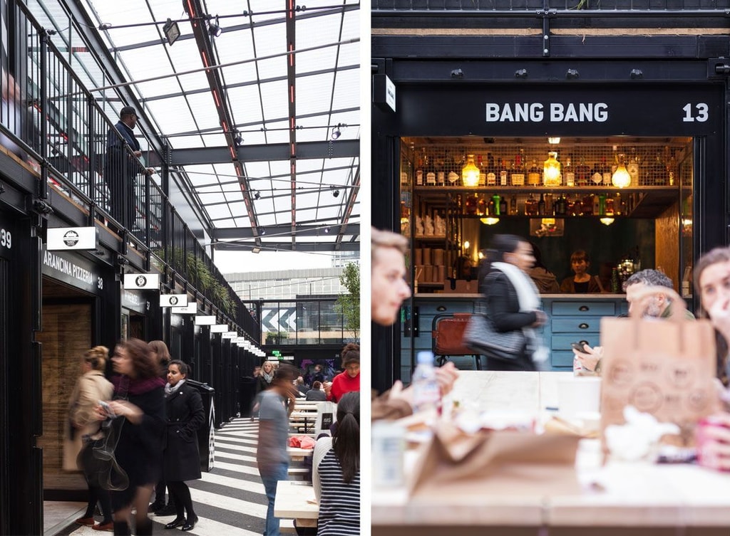 英国伦敦克莱登Boxpark集装箱公园