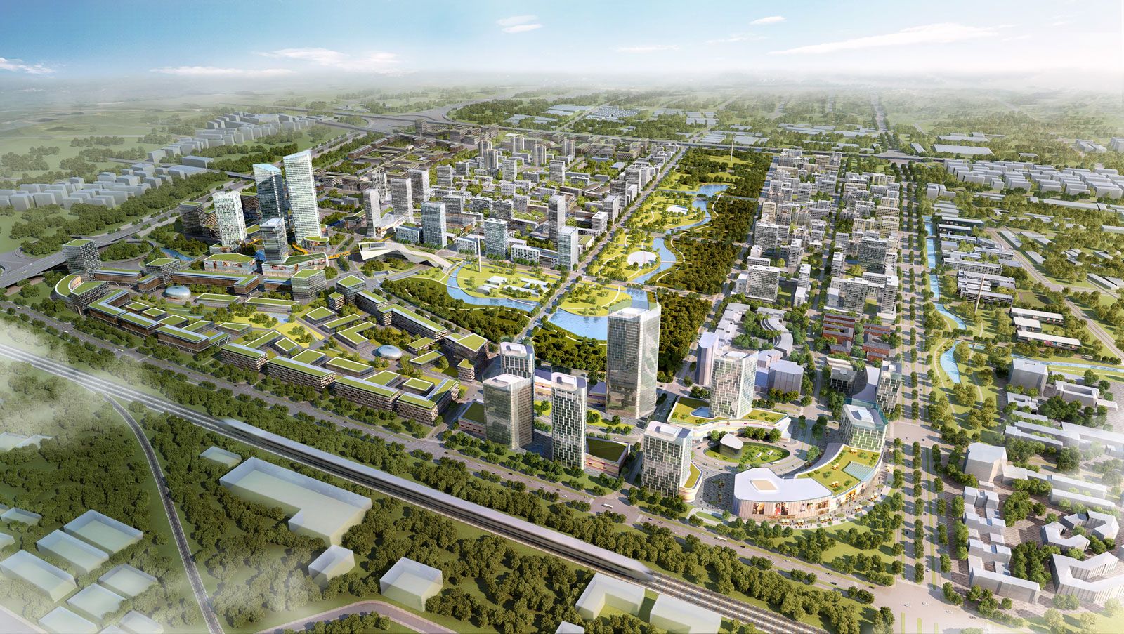 上海桃浦科技智慧城深化城市设计
