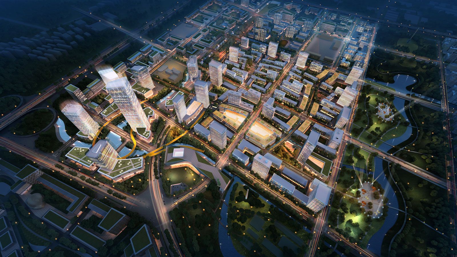 上海桃浦科技智慧城深化城市设计