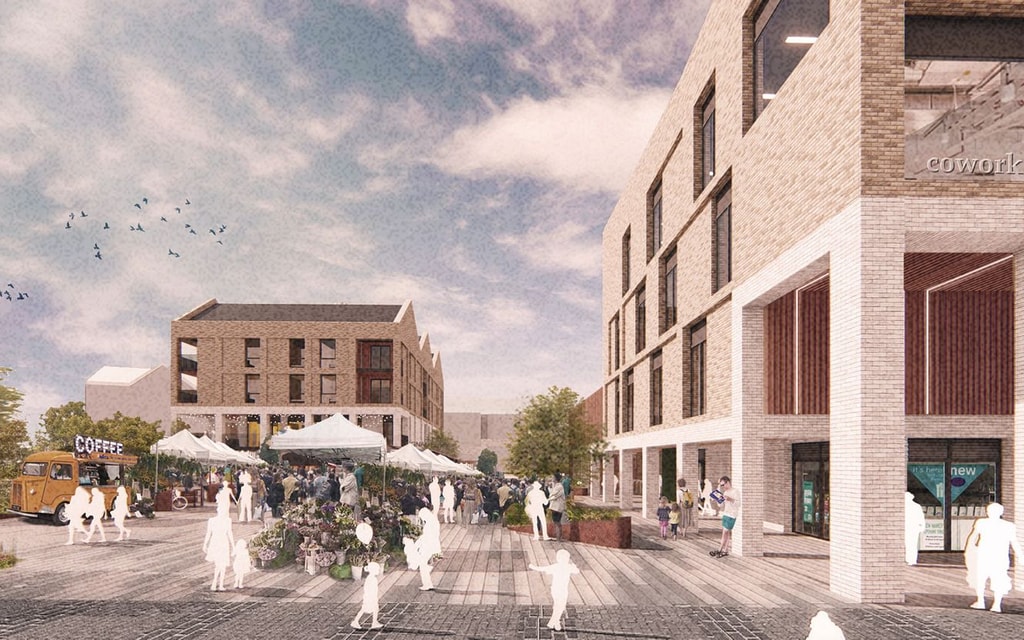 BDP shares plans for a new mixed-use anchor development in Wichelstowe