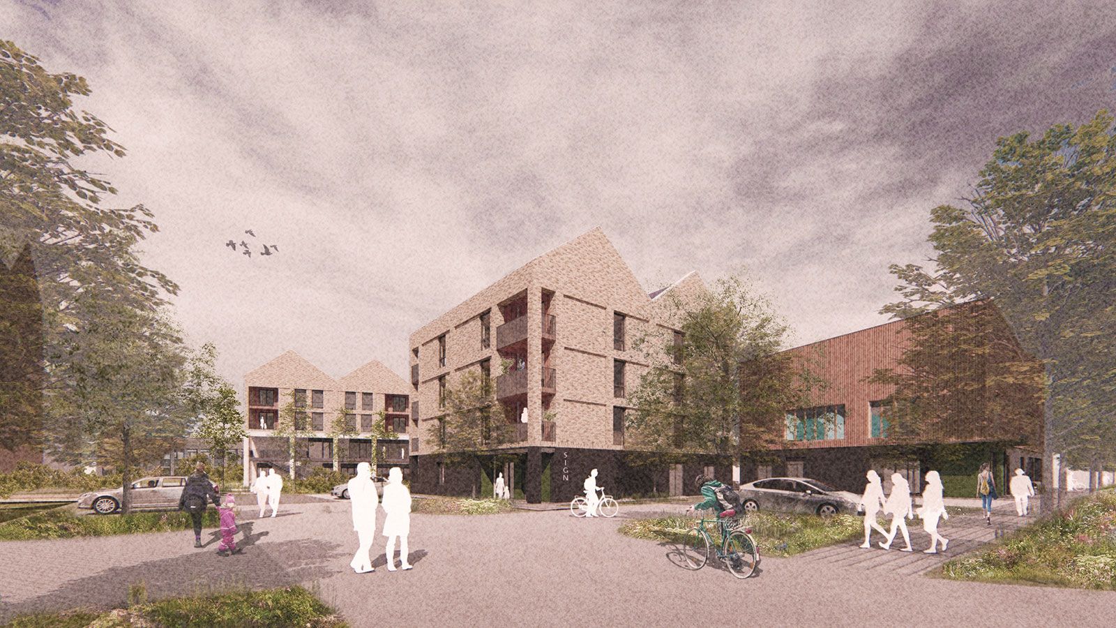 BDP shares plans for a new mixed-use anchor development in Wichelstowe