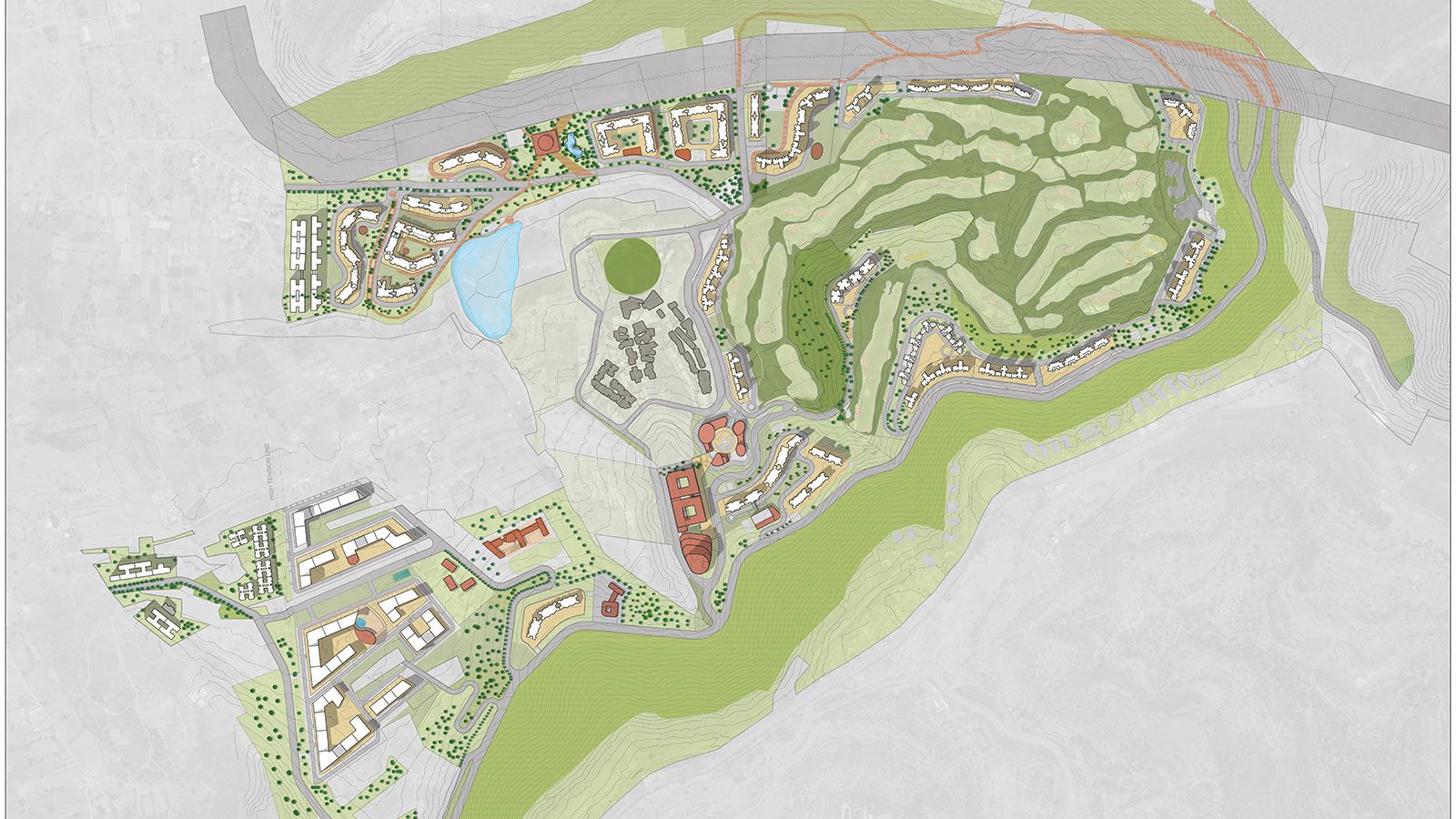 Hill retreat exterior plan