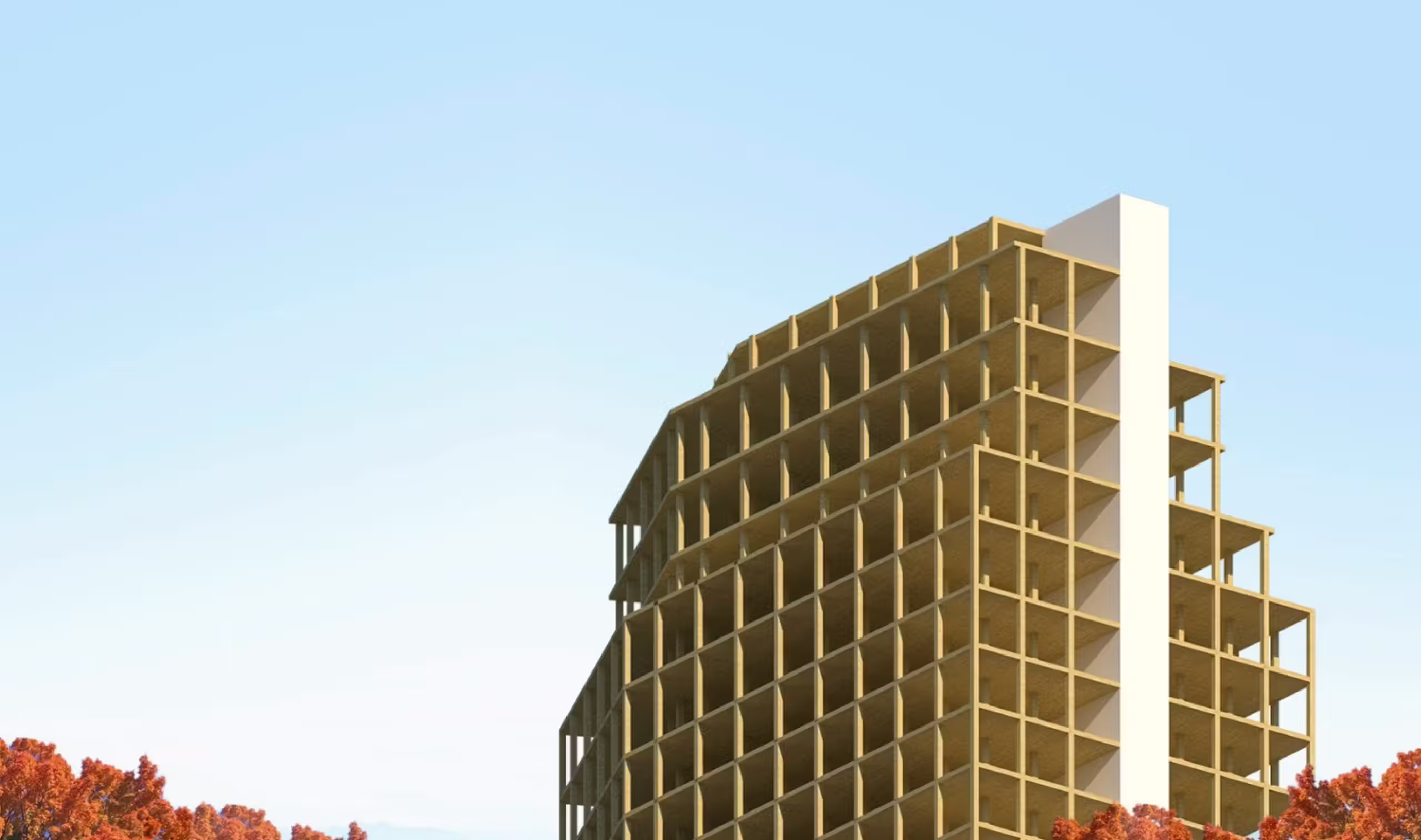 Mass Timber Midrise CGI